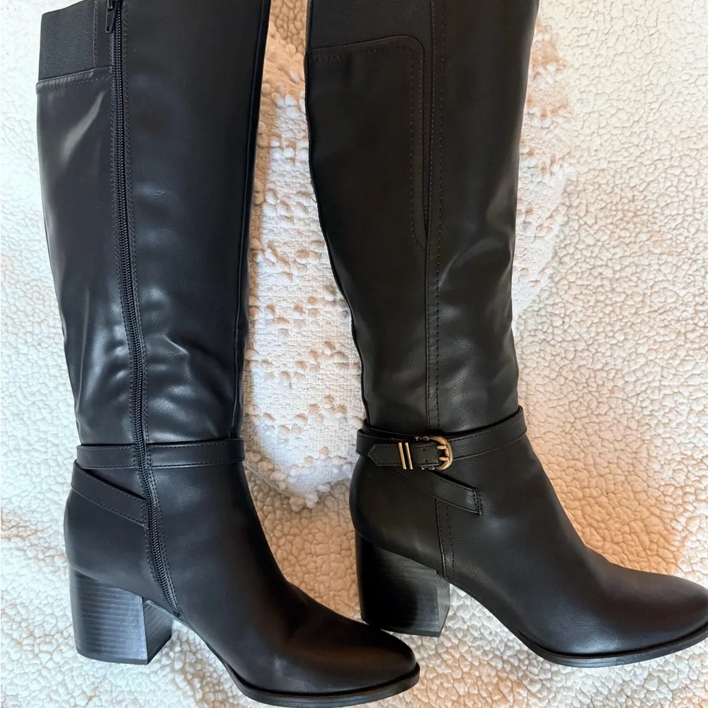 ❤️ Naturalizer Women's Black Over the Knee Boots ❤️ - Picture 5 of 16